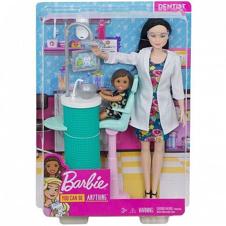 Кукла Barbie Любимая профессия Стоматолог DHB63 FXP17