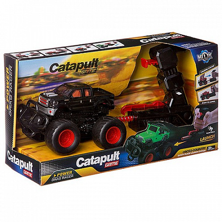 На картинке изображен Машина Shenzhen Toys с катапультой Б93305 black Машина Shenzhen Toys с катапультой Б93305 black