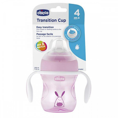 Чашка-поильник Chicco Transition Cup 200 мл 4+ мес 00006911100050