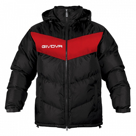 Куртка зимняя мужская Givova Podio G009 black/red