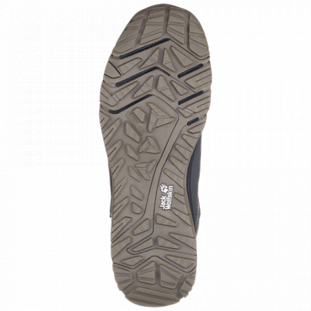 На картинке изображен Ботинки мужские Jack Wolfskin Maze Texapore Mid M dark steel / green Ботинки мужские Jack Wolfskin Maze Texapore Mid M dark steel / green
