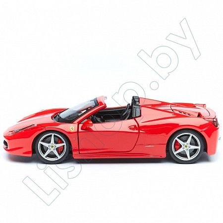 Машинка Bburago 1:24 Race And Play 458 Spider (18-26017)