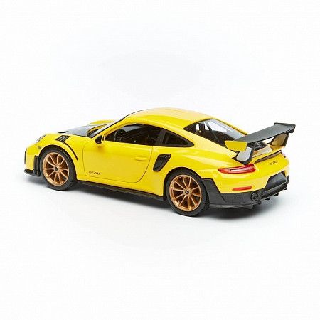 Масштабная модель автомобиля Maisto 1:24 Порше 911 GT2 RS (31523) yellow
