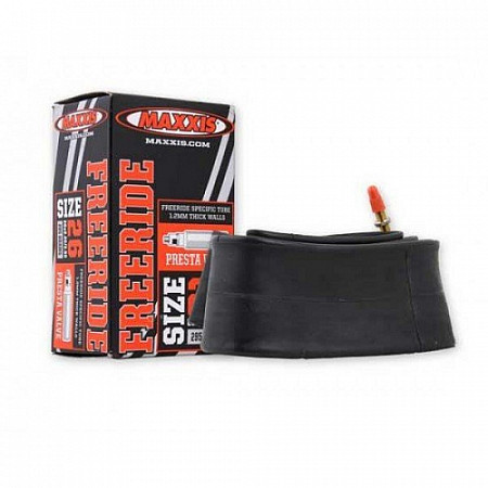 На картинке изображен Велокамера Maxxis Freeride, 26x2.2/2.5 Presta IB67446800 Велокамера Maxxis Freeride, 26x2.2/2.5 Presta IB67446800