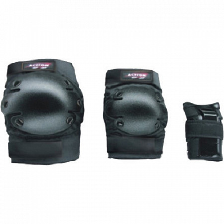 Комплект защиты для роликовых коньков Vimpex Sport (PW-307-2) black