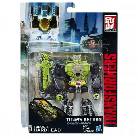Трансформер Transformers Дженерэйшнс Титаны Дэлюкс Furos & Hardhead (B7762)