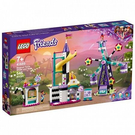 Конструктор LEGO Friends "Волшебное колесо обозрения и горка" 41689