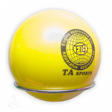 Мяч для художественной гимнастики 15 см yellow