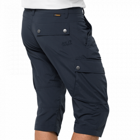 На картинке изображен Бриджи мужские Jack Wolfskin Desert Valley 3/4 Pants M night blue Бриджи мужские Jack Wolfskin Desert Valley 3/4 Pants M night blue