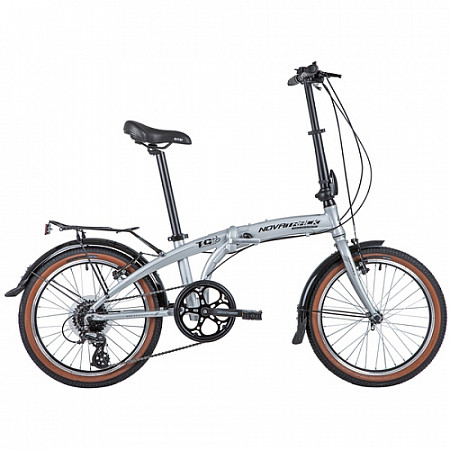 Велосипед Novatrack TG-20 20" (202020) 20FATG8SV.CP20 silver