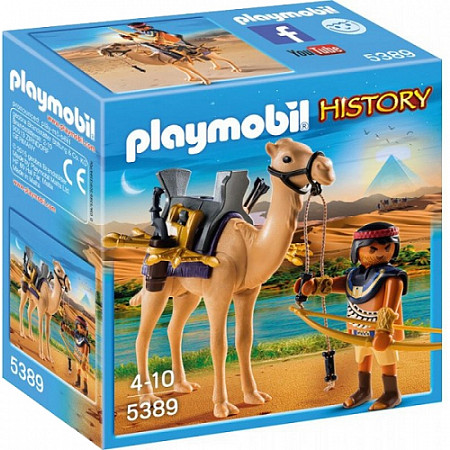 Игрушка Playmobil Римляне и Египтяне: Египетский воин с верблюдом 5389
