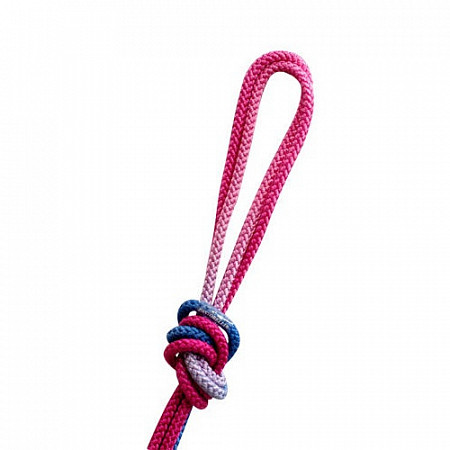Скакалка для художественной гимнастики Pastorelli Patrasso Multicolor 3 м blue/fuchsia/pink