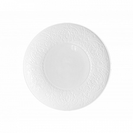 Тарелка обеденная Tudor England 26 см TU3158 white