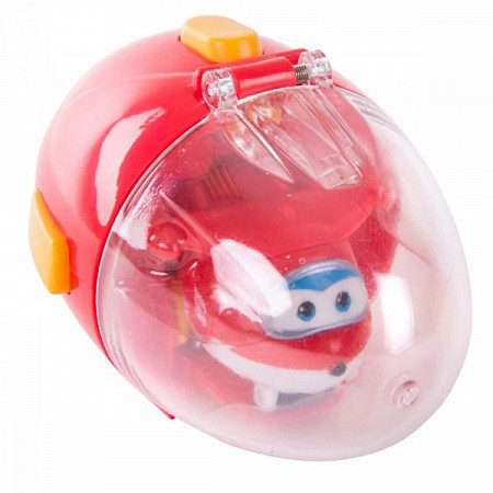 На картинке изображен Игрушка Super Wings Яйцо-пусковая станция Джетта YW710661 Игрушка Super Wings Яйцо-пусковая станция Джетта YW710661