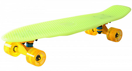 Penny board (пенни борд) Y-Scoo Big Fishskateboard Glow 27 402E-Y Yellow-Yellow