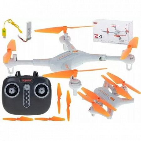 Квадрокоптер SYMA Z4 white/orange