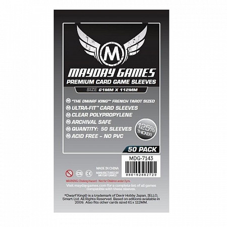 Протекторы для карт Mayday Games Премиум 61x112 мм