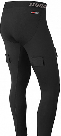 На картинке изображен Брюки с раковиной Warrior Compression Tight W/Cup SR black Брюки с раковиной Warrior Compression Tight W/Cup SR black