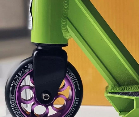 Самокат трюковой Explore Drum black/green