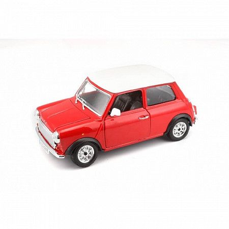 Коллекционная машина Bburago 1:24 Mini Cooper 1969 (18-22011) red