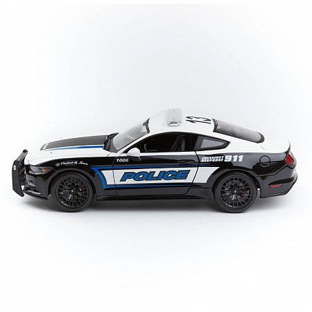 Машинка Maisto 1:18 2015 Ford Mustang GT (31397) black/white
