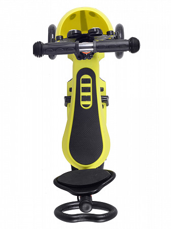 Самокат-беговел Black Aqua MG023D светящиеся колеса light green