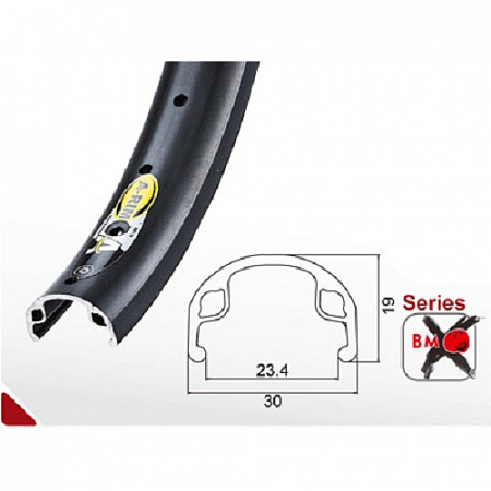 На картинке изображен Обод одинарный A-Rim A-rim sd-300 20"х28H bmx silver ZTB12168 Обод одинарный A-Rim A-rim sd-300 20"х28H bmx silver ZTB12168