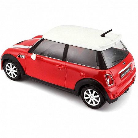 Машинка Bburago 1:24 Mini Cooper S (18-22124) red