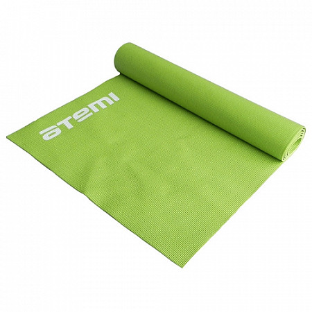 Гимнастический коврик для йоги, фитнеса Atemi AYM01GN 173х61x0,3 green