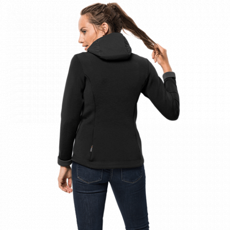 Джемпер женский Jack Wolfskin Tasman Jacket W black