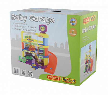 Гараж Полесье Беби с автомобилями 40381