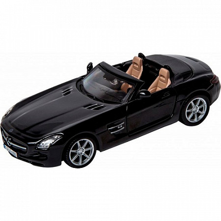 Коллекционная машина Bburago 1:32 Mercedes-Benz SLS AMG Cabrio (18-43035) black
