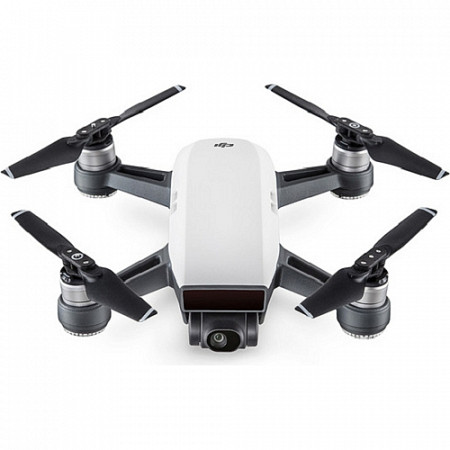 На картинке изображен Квадрокоптер DJI Spark Combo Alpine White Квадрокоптер DJI Spark Combo Alpine White