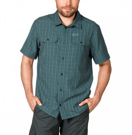 Рубашка мужская Jack Wolfskin Thompson Shirt Men green
