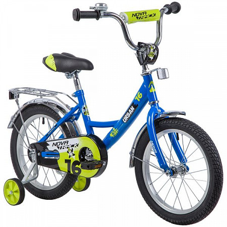 Велосипед Novatrack Urban 16" (2019) Blue/Green 163URBAN.BL9