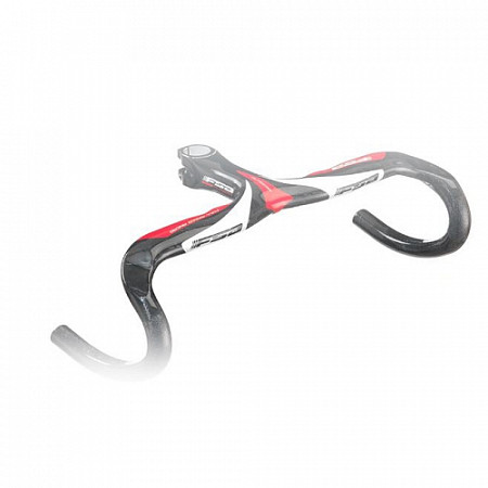 Руль FSA Шоссейный Int Compact Di2 L120x44 V13 185-0801 Black/Red