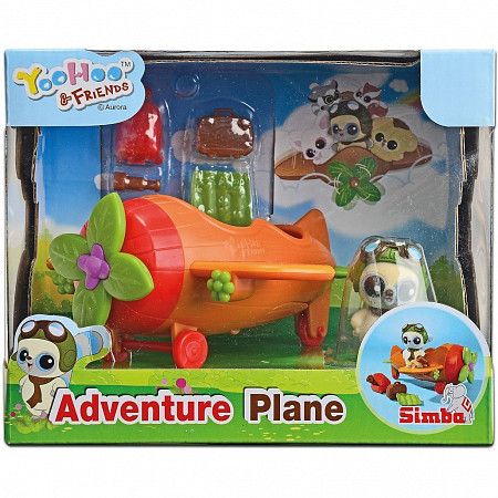 Самолёт с фигуркой Simba YooHoo & Friends Adventure Plane (105950591)
