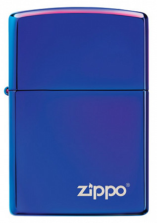 Зажигалка Zippo High Polish Indigo Logo 29899ZL
