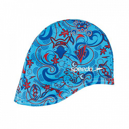 Шапочка для плавания Speedo Sea Squad Polyester Cap Junior A264 Blue