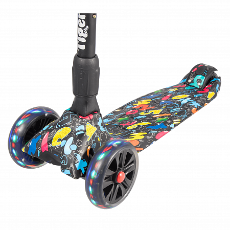 Самокат детский Tech Team Tiger Print 2020 Color Splash