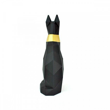 3D-конструктор PAPERRAZ "Кошка Бастет" Black