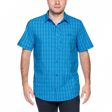 Рубашка мужская Jack Wolfskin Rays Stretch Vent Shirt Men blue