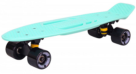 Penny board (пенни борд) Y-Scoo Skateboard Fishbone 22 405-A Aqua-Black