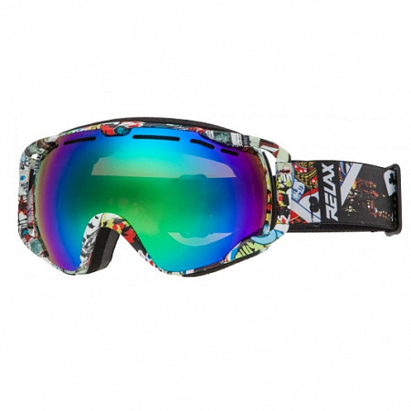 На картинке изображен Маска горнолыжная Relax print HTG57A Маска горнолыжная Relax print HTG57A