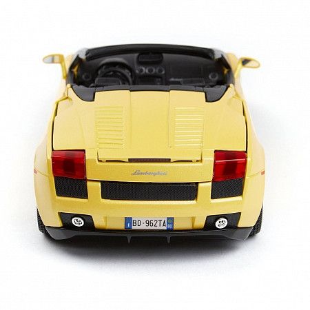 Машинка Bburago 1:18 Lamborghini Gallardo Spyder (18-12016) yellow