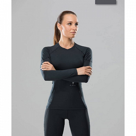 Женская спортивная футболка FIFTY с длинным рукавом FA-WL-0101-BLK black