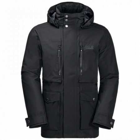Куртка мужская Jack Wolfskin Bridgeport Bay Jacket black