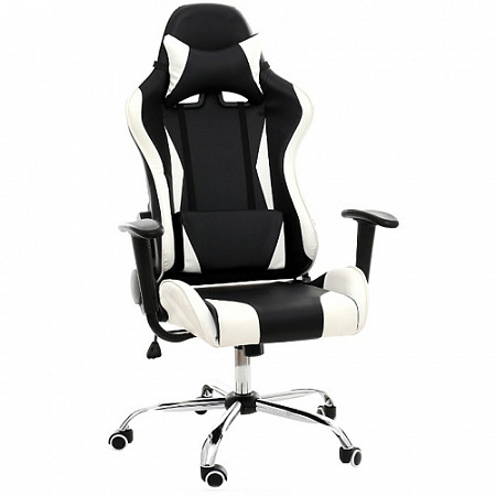 Офисное кресло Lucaro Racer Exclusive Black White