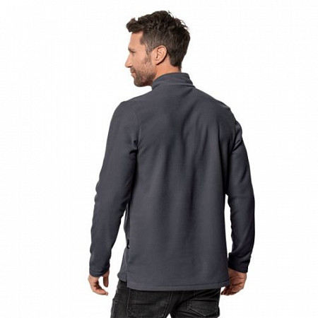 На картинке изображен Джемпер мужской Jack Wolfskin Gecko ebony Джемпер мужской Jack Wolfskin Gecko ebony