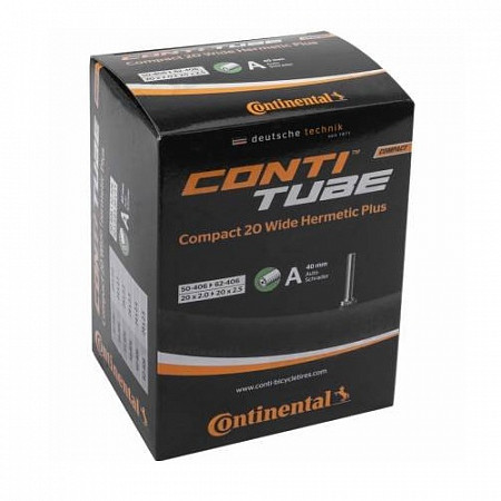 Велокамера Continental Compact Wide Hermetic Plus 20" 50-406/62-406 A40